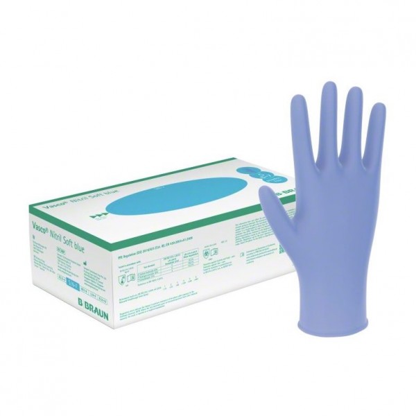 Handschuhe Nitril B. Braun Vasco Soft blue