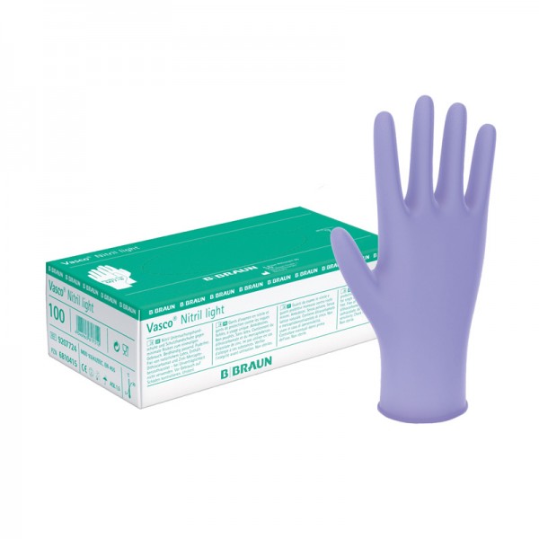 Handschuhe Nitril B. Braun Vasco Nitril light lavendelblau