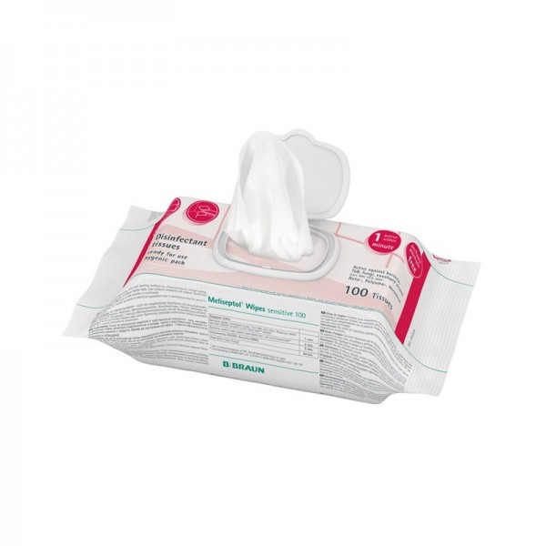 Desinfektionstücher B. Braun Meliseptol Wipes sensitive Flowpack