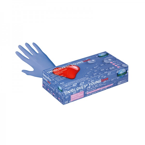 Handschuhe Nitril Unigloves YOUNGlove Vitamin E